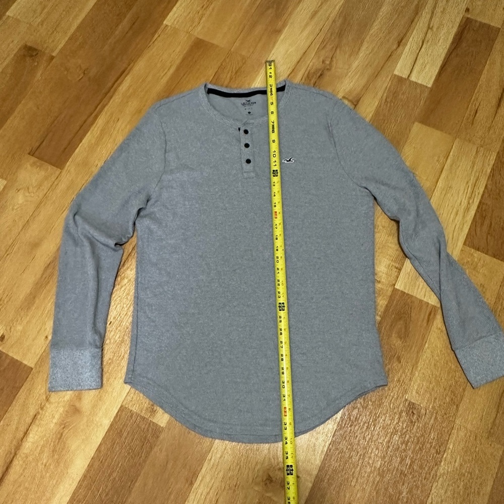 Hollister Mens Waffle Henley - XL